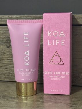 KOA LIFE DETOX FACE MASK - Clear Complexion + Detoxifies ~ 1.70 oz NIB